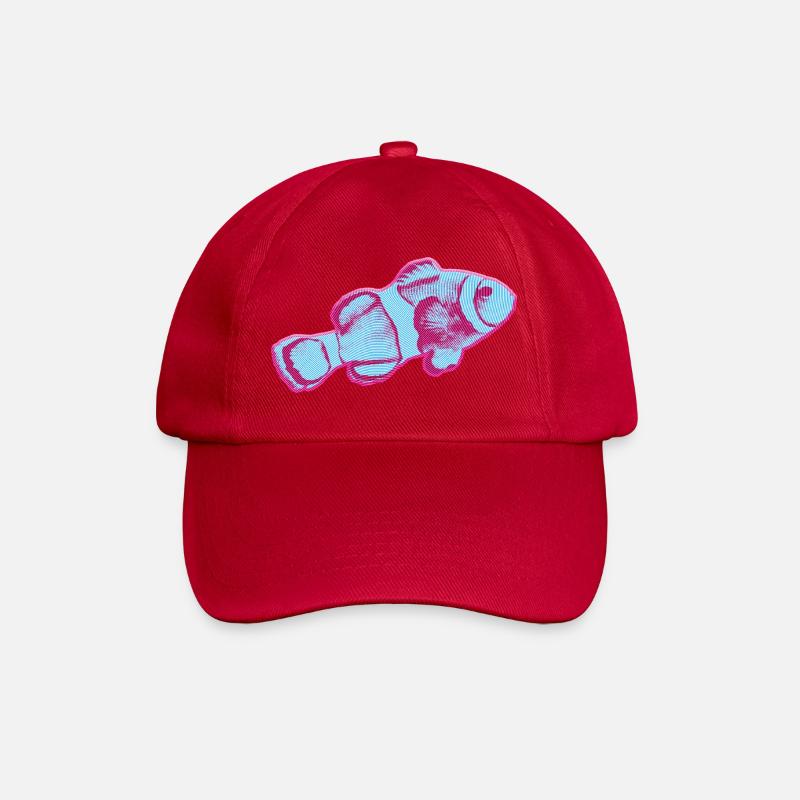 Conception de poisson KapaKala - Casquette classique - rouge classique