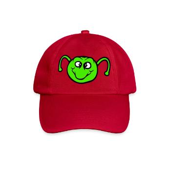 Caterpillar sweet sweet little smiles friendly happy - Baseball Cap - classic red - Front