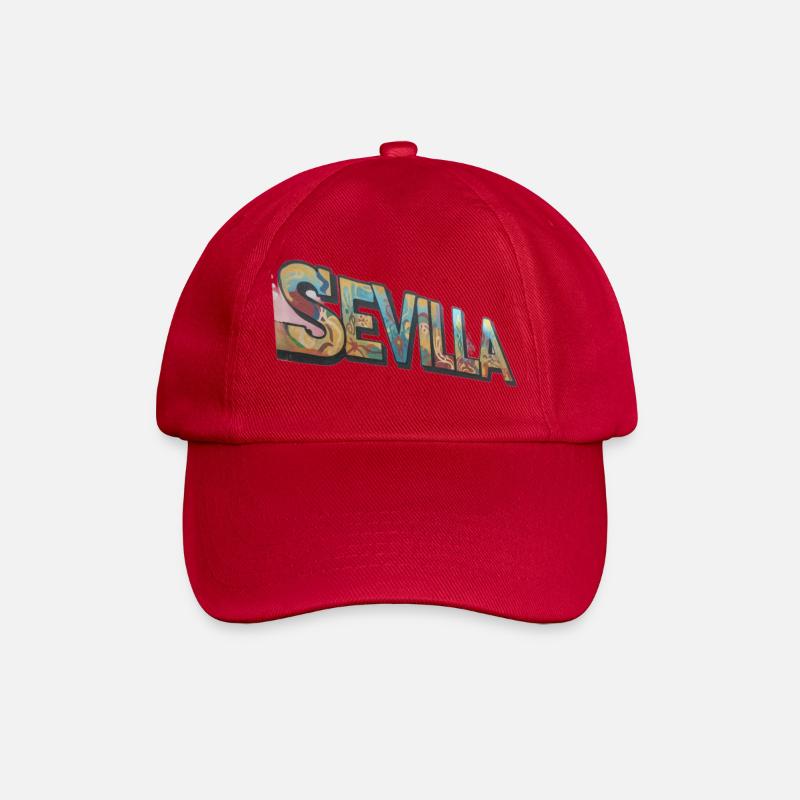 Sevilla Graffiti Farbenspiel - Baseballkappe - klassisch Rot