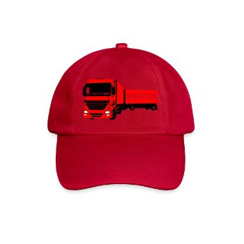 LKW - Baseballkappe - klassisch Rot - Vorne