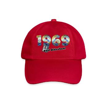 1969 Vintage Retro – Cassette – Cool Olds - Baseball Cap - classic red - Front