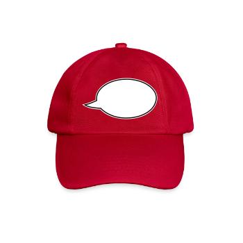 Speech bubble comic right - Baseball Cap - classic red - Front