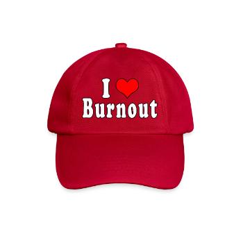 J’adore l’épuisement - Casquette classique - rouge classique - Devant
