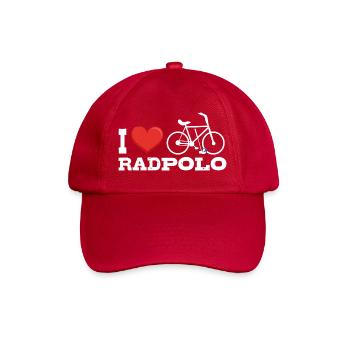 J’adore le polo à vélo - Casquette classique - rouge classique - Devant