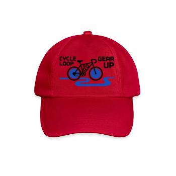 Motivational Gear Up Bicycle Loop - Baseball Cap - classic red - Front