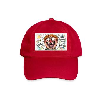 Hunger Clown Pop Art Motif - Baseball Cap - classic red - Front