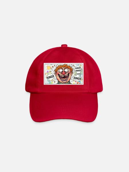 Hunger Clown Pop Art Motif - Baseball Cap - classic red
