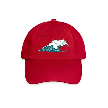 Ride the Wave - Baseball Cap - classic red - Front