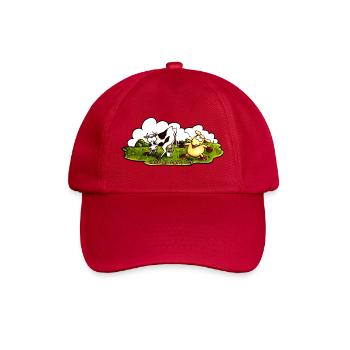 Cafe_au_lait - Baseballkappe - klassisch Rot - Vorne