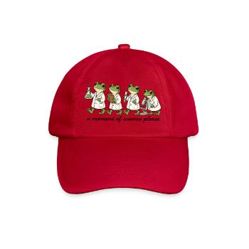 Three Lab Frog Scientists - Baseball Cap - classic red - Front