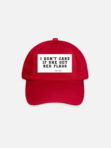 red flag - Baseballkappe - klassisch Rot