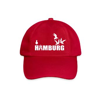 Hamburg Möven - Baseballkappe - klassisch Rot - Vorne