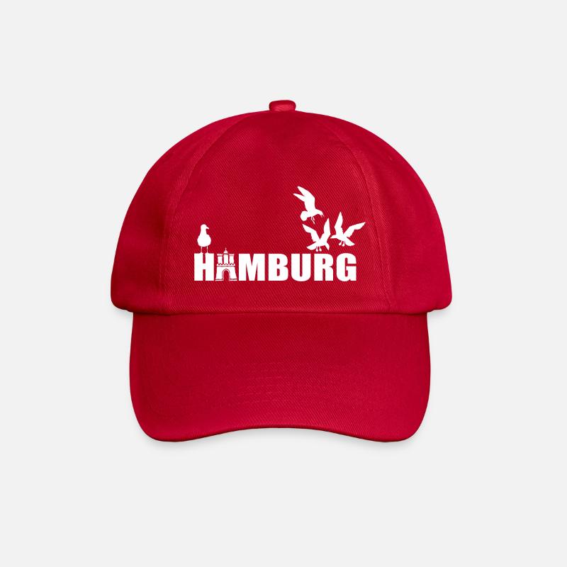 Hamburg Möven - Baseballkappe - klassisch Rot