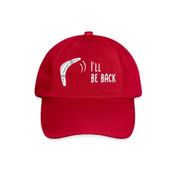 Boomerang I'll be back - Baseballkappe - klassisch Rot - Vorne