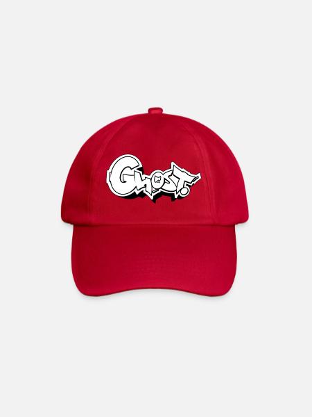 Ghost Graffiti Stil Typografie Design - Baseballkappe - klassisch Rot