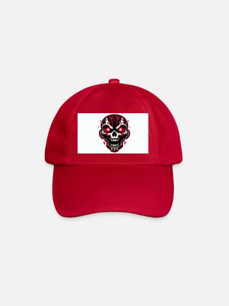 Crâne animé - Casquette classique - rouge classique