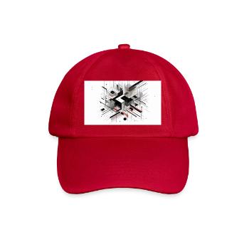 Abstract art - Baseball Cap - classic red - Front