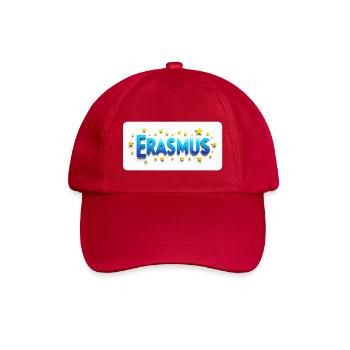 Erasmus Exchange Semester - Blue Text Design - Baseball Cap - classic red - Front