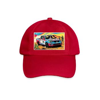Ssangyong lors d'un rallye - Casquette classique - rouge classique - Devant