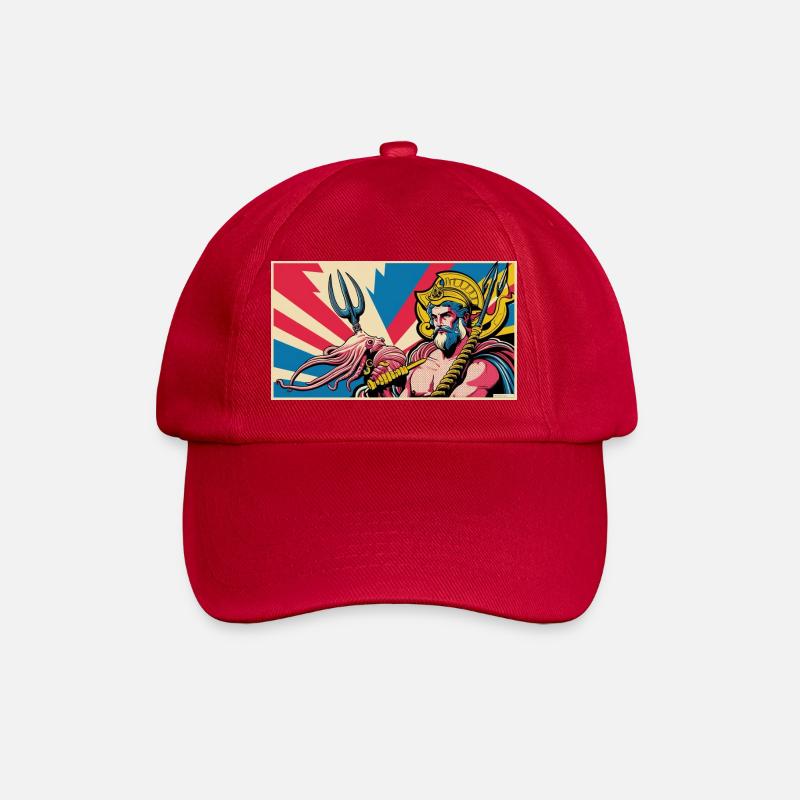 nVx Poseidon 1 - Baseballkappe - klassisch Rot