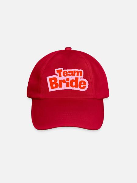 Team Bride - Baseball Cap - classic red