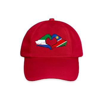 Sierra_Leone_Namibia_Flagge_Haende_Herzform_use - Baseball Cap - classic red - Front