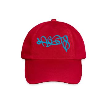 Abstract Lagos Graffiti Design - Baseball Cap - classic red - Front
