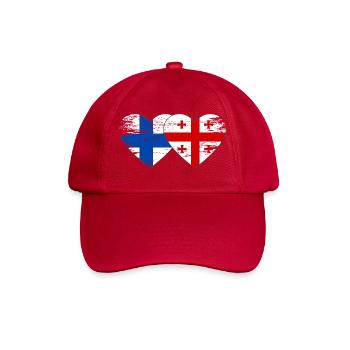 Drapeau de la Finlande Géorgie Utilisé - Casquette classique - rouge classique - Devant