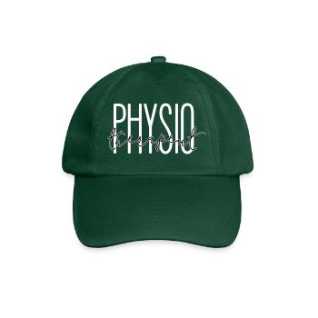 Stilvolles Design für Physiotherapeut - Baseballkappe - Flaschengrün - Vorne