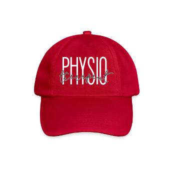 Stilvolles Design für Physiotherapeut - Baseballkappe - klassisch Rot - Vorne