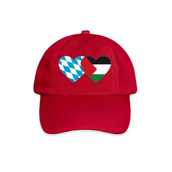 Bavière, Palestine, Drapeau, Coeur - Casquette classique - rouge classique - Devant