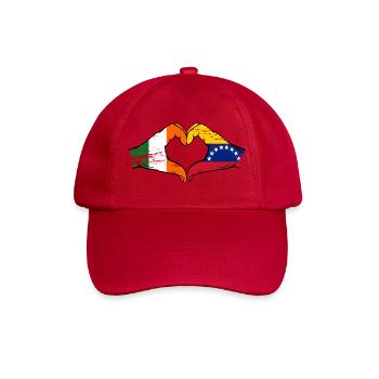 Ireland Venezuela Flags Heart - Baseball Cap - classic red - Front