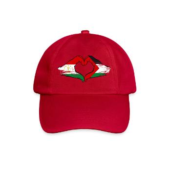 Tadschikistan_Palästina_Flagge_Hände_Herzform - Casquette classique - rouge classique - Devant