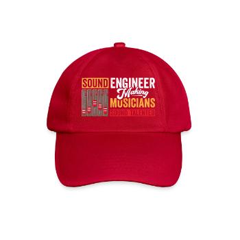 L’ingénieur du son rend les musiciens sonores - Casquette classique - rouge classique - Devant