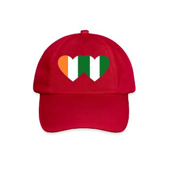 Cœur du drapeau du Nigeria de Côte d’Ivoire - Casquette classique - rouge classique - Devant