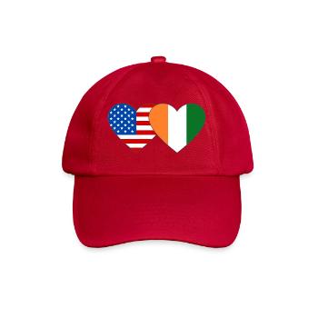 Cœur du drapeau de la Côte d’Ivoire des États-Unis - Casquette classique - rouge classique - Devant