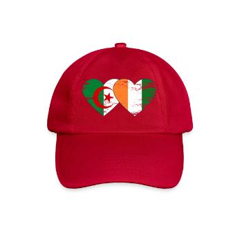 Cœur du drapeau de la Côte d’Ivoire d’Algérie utilisé - Casquette classique - rouge classique - Devant