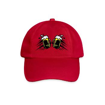 Beer Beer Glass Toast Icon - Baseball Cap - classic red - Front