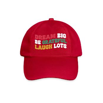 Pensée positive Motivation inspirante - Casquette classique - rouge classique - Devant