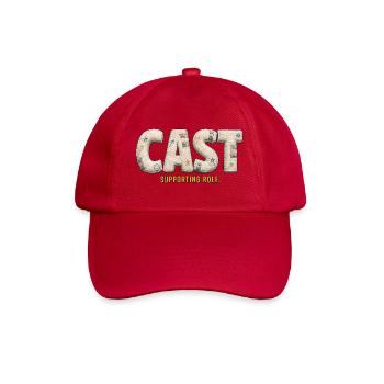 CAST – Cast Supporting Role - Baseball Cap - classic red - Front