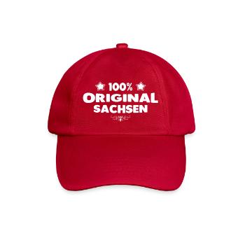 Sachsen - Baseballkappe - klassisch Rot - Vorne