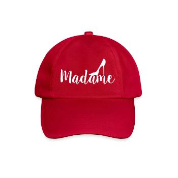 Madame talon haut blanc - Casquette classique - rouge classique - Devant