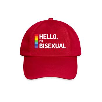 Bonjour, je suis bisexuel - Casquette classique - rouge classique - Devant