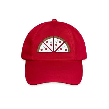 Picture of a pizza - Baseball Cap - classic red - Front