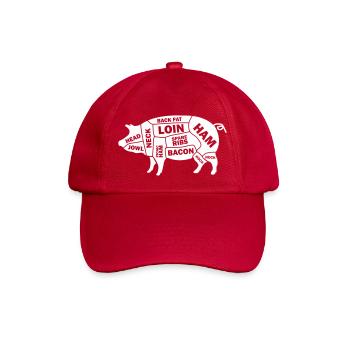 Pig Schwein - Baseball Cap - classic red - Front
