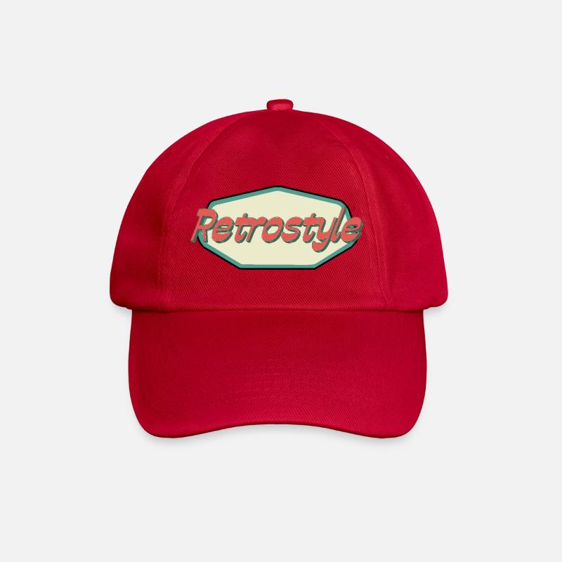 Retrostyle - Baseball Cap - classic red