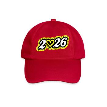 2026 Heart - Baseball Cap - classic red - Front
