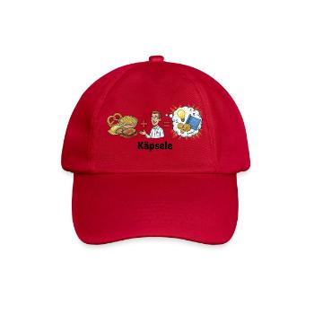 Käpsele Schwabe Erfinder Spätzle Ideen Humor Witz - Baseballkappe - klassisch Rot - Vorne