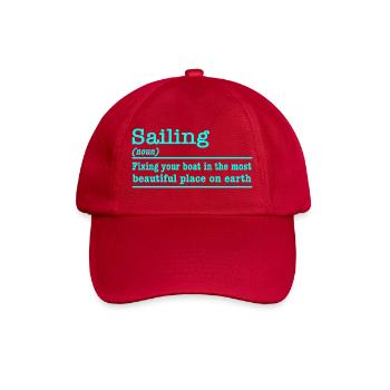 Drôle de dicton, naviguer pour les marins - Casquette classique - rouge classique - Devant