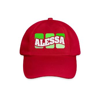 Cadeau pour Alessa - Casquette classique - rouge classique - Devant